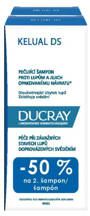 Ducray Kelual DS Anti-Schuppen-Behandlungsshampoo 2x100ml
