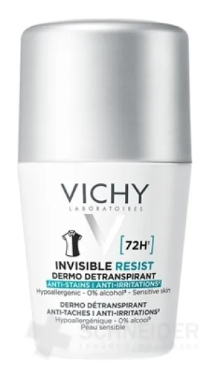 VICHY INVISIBLE RESIST DETRANSPIRANT 72H