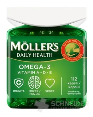 Möller's Omega-3 Daily Health 112 kps. CZE+SLO