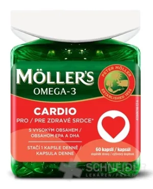 Möller's Omega-3 Cardio 60 Kapseln.