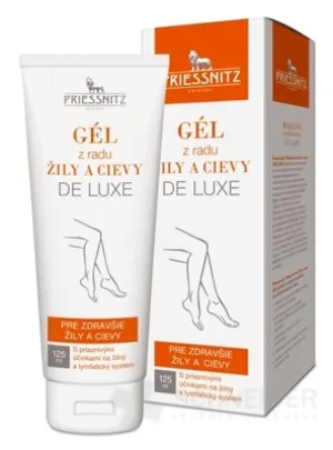 Priessnitz Gel aus der Linie Venen und Blutgefäße DE LUXE 125 ml