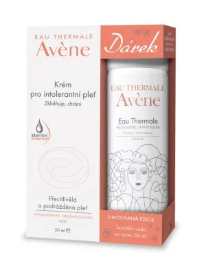 Avene Creme für intolerante Haut 50 ml + Thermalwasser im Spray 50 ml