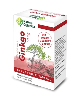 Natura Organica Ginkgo-Effekt 60 mg 80tbl