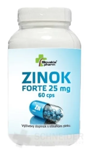Slovakiapharm ZINC FORTE 25 mg