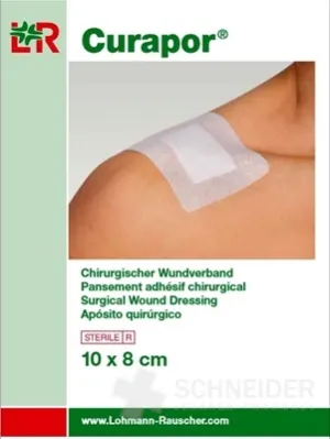 CURAPOR WUNDABDECKUNG MIT KISSEN 10x8cm