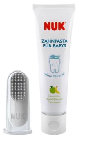 NUK KINDERZAHNPASTA + FINGERHUT