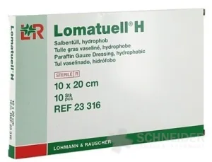 LOMATUELL H TÜLL PARAFFIN 10x20cm
