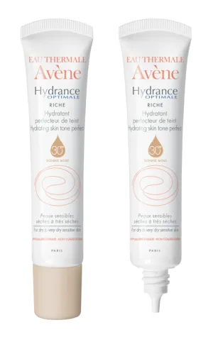 Avene Hydrance Optimale Nährende, feuchtigkeitsspendende, vereinheitlichende Creme LSF 30, 40 ml