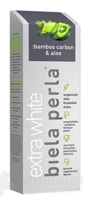 Biela perla Bambuskohle und Aloe