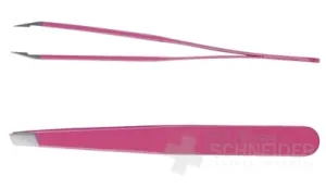 Nippes Solingen Pinzeta šikmá ružová nerez 9,5cm