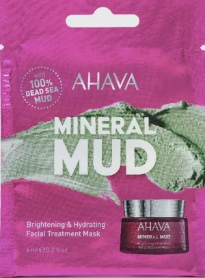 AHAVA Aufhellende und feuchtigkeitsspendende Schlammmaske für empfindliche Haut. Inhalt: 6 ml