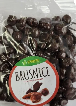 Preiselbeeren in heißer Schokolade