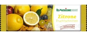 Dr.Munzinger Sportfrucht geschnittene Zitrone