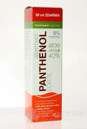 veränderte PANTHENOL FORTE 9% Körperlotion
