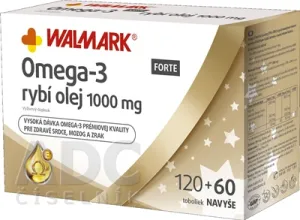 Omega-3 FORTE Fischöl 1000mg 120+60tob