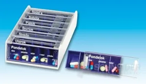 ANABOX Medikamentenspender 7 Tage blau