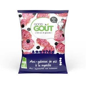 Good Gout BIO Mini-Reiskuchen mit Blaubeeren