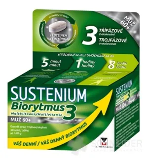 SUSTENIUM Biorytmus 3 Multivitamin MAN 60+