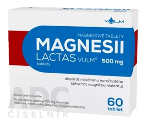 Magnesii Lactas VULM 500 mg 60 Tabl.