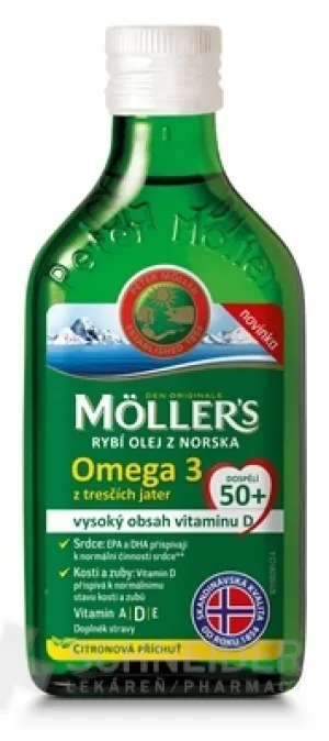 MOLLER'S Omega-3-FISCHÖL Erwachsene 50+