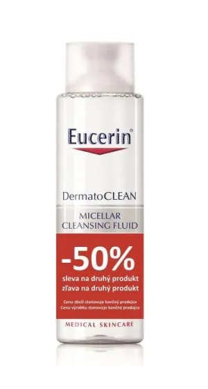 Eucerin Dermatoclean reinigendes Mizellenwasser 3 in 1 2x400ml