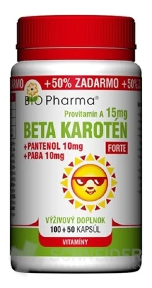 BIO Pharma Beta-Carotin 15 mg FORTE