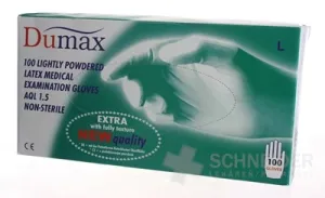 DUMAX HANDSCHUHE Latexuntersuchung