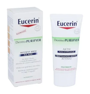 Eucerin Dermopurifyer feuchtigkeitsspendende Nachtcreme 50 ml