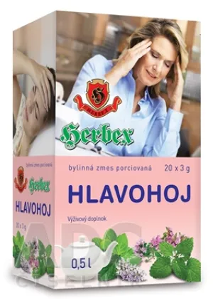 Herbex hlavohoj 20 x 3 g