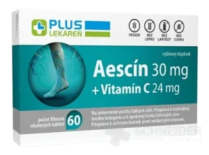 PLUS APOTHEKE Aescin 30 mg + Vitamin C 24 mg