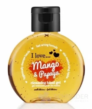 Ich liebe Handreinigungsgel Mango und Papaya