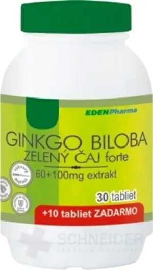 EDENPharma GINKGO BILOBA + Grüner Tee forte