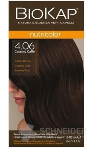 BIOKAP nutricolor Haarfarbe 4.06
