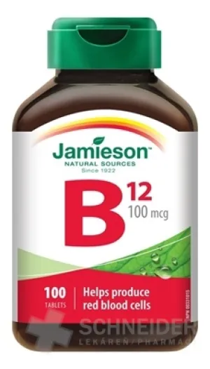 JAMIESON VITAMIN B12 METHYLCOBALAMIN 100 µg