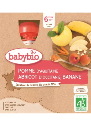 BabyBIO Apfel Aprikose Banane