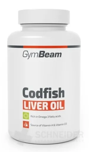 GymBeam Kabeljau-Leberöl