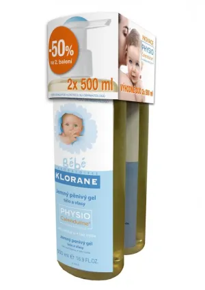 Klorane Bebe weiches Schaumgel 2x500ml