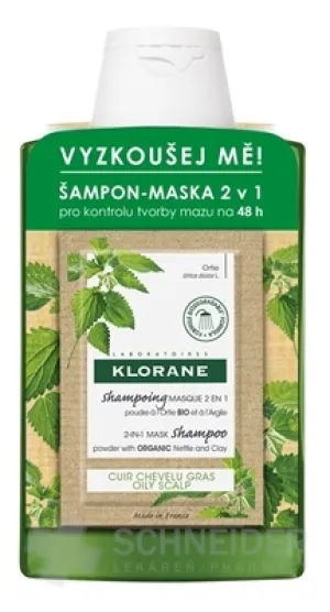 KLORANE SHAMPOO mit BIO-Brennnessel Akcia