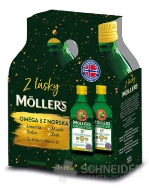 MOLLER'S Omega-3-FISCHÖL + Vitamin D