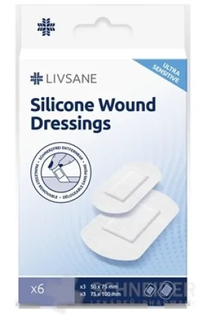 LIVSANE Silikonpflaster ULTRA SENSITIVE