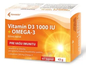 Noventis Vitamin D3 1000 IE + Omega-3