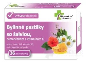 Slowakeipharm Kräuterpastillen mit Salbei
