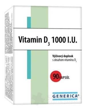 GENERISCHES Vitamin D3 1000 IE