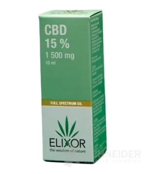 ELIXOR Vollspektrum-CBD-Öl 15 %