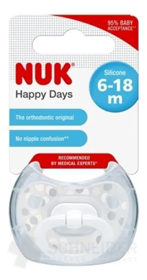 NUK Schnuller CLASSIC HAPPY DAYS V2-Silikonbox