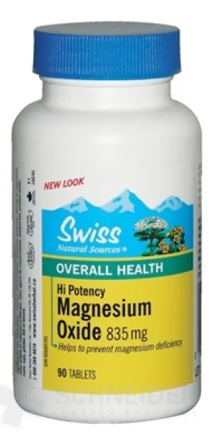 SCHWEIZER MAGNESIUMOXID 835 mg