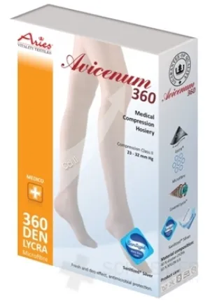 AVICENUM 360 Oberschenkelstrümpfe, Mikro