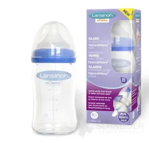 LANSINOH Babyflasche aus Glas