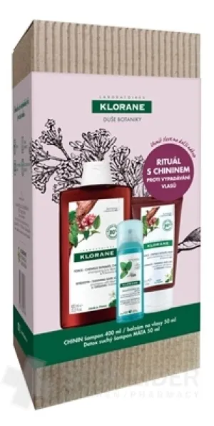 KLORANE XMASS CHININ &amp; EDELWEISS BIO