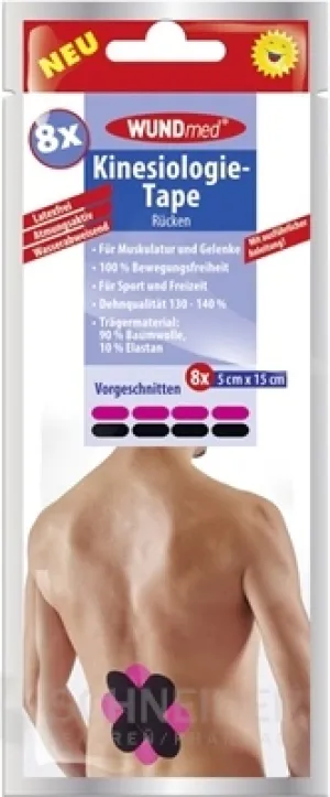 WUNDmed Tape-Patch für den Rücken